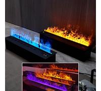 Cheminée à Vapeur D'eau 3D, Cheminée à Vapeur avec Lumières D'ambiance 7 Couleurs, Commande Tactile/télécommande, Insert de Cheminée Électrique, Superbe Décoration pour La Maison, Le Bureau, L'hôtel(1