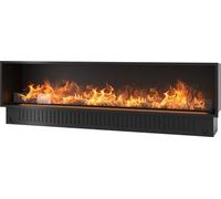 Cheminée à vapeur d'eau encastrable Invapo Inside 2200 - Flammes multicolores, effet 3D et contrôle par application, réservoir de 2,4 l - 220 cm