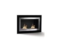 Cheminée Divina Fire Cheminée au bioéthanol murale chauffage 90 m³ pechino