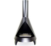 Cheminée au bioéthanol Salem, look poêle à bois, Ø 44 cm, H 80 cm, 1,9 kW, bioéthanol, design rustique, pour une ambiance chaleureuse et une chaleur agréable