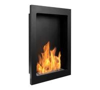 Cheminee bioethanol 61cm VERTICALE murale, suspendue