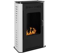 Cheminée poêle à éthanol HOMCOM Acier 50x27x82cm Noir