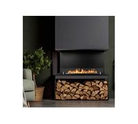 Cheminée bioéthanol encastrable à 3 faces ouvertes 90x45 Trevi 90