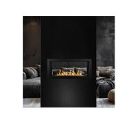 Cheminée bioéthanol encastrable double face biocamino 2 côtés 90x40 Montefalco 90