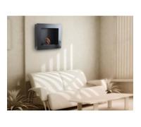 Cheminée Bioéthanol Murale - Bestbio - AF-BB - Noir - 1,75kW - 70x20x60cm