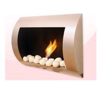 Cheminée bioéthanol murale- INOX-CLASSIC