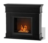 Cheminée bioéthanol noire - CAMBRIDGE N - Alternative écologique - 1.5L