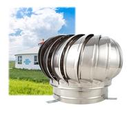 cheminée Chapeau de cheminée, acier inoxydable 304 cheminée extracteur rotatif chapeau, Improves intérieur air & ventilation, Anti-refoulement extracteur rotatif chapeau, pour maison Évent de toit (