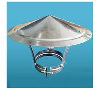 Cheminée Cowl Chimne Cap Chambre de pluie Pile de cheminée, capuchon ventilé à la cheminée Round Round Pain Bouc-Casque Capuche d'échappement Témail extérieur Remplacement du couvercle de la
