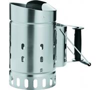 RÖSLE Cheminée D’Allumage, Allume-Charbon de Haute Qualité en Acier Inoxydable, Protection Contre les Étincelles, Poignée avec Écran Thermique, Support de Fixation