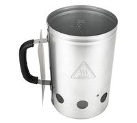 Cheminée D'allumage Grise Pour Barbecue À Charbon