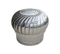 Cheminée de cheminée avec chapeau de cheminée rotatif en acier inoxydable 304, turbine de ventilation résistante aux intempéries, aucun assemblage requis pour cheminée, rangement de cheminée, toilet