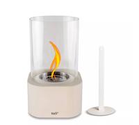 Cheminée de table au bioéthanol blanche WD Lifestyle