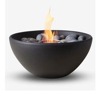 Cheminée de table bioéthanol Ardente - cheminée éthanol à poser, sans fumée et sans odeur, intérieur et extérieur, design noir