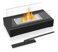 Cheminée de Table - UISEBRT - 35x18x15 cm - Portable - Acier Inoxydable - Bioéthanol