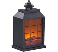 Cheminée décorative - CARLO MILANO - USB ou piles - Effet flamme réaliste - Design compact - Métal