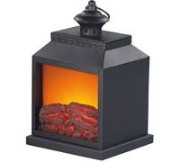 Cheminée décorative - Carlo Milano - Effet flamme réaliste - Alimentation USB ou piles - Design compact - 1 kg