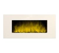 Cheminée électrique 2000w avec télécommande blanc Chemin'arte white loft xxl Blanc G