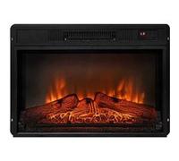 Cheminée électrique 2000W en verre trempé noir avec télécommande PURLINE CHE-620 Noir Noir G