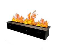 Cheminée électrique atomisant le cheminée électrique 3D Effet de flamme de flamme de vapeur d'eau avec contrôle automatique de la cheminée à l'eau, minuterie et télécommande (grande) (grande)