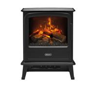 Cheminée électrique avec chauffage sur pied - Dimplex - Optimyst, 1000-2000W, télécommande - Evandale Noir