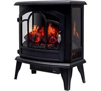 Cheminée électrique avec Entourage Autoportant, Poêle électrique Feux Poêle à Bois avec Effet De Flamme Réel, Protection Contre La Surchauffe, Puissance 1400w