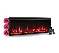 Cheminée électrique BALDERIA Atalanta 60 - Cheminée encastrable, 1500 W - Noir