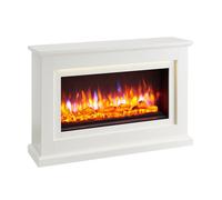 Cheminée électrique BALDERIA Callisto - Cheminée sur pied, 2000 W - Blanc