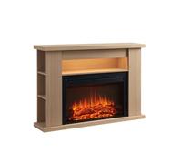 Cheminée électrique - BALDERIA - Ruby - 2000 W - Design élégant - Télécommande incluse