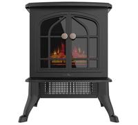 Cecotec Cheminée Électrique sur Pied ReadyWarm 2000 Flames. 2000 W, 2 Niveaux de Puissance, Thermostat Réglable et Contrôle Indépendant des Flammes, Zone de Couverture 25 m2