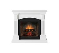 Cheminée électrique connectée 1400W - MAGNA Powerflame 2 - effets flammes 3D et crépitement - Blanc