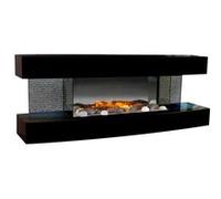 Cheminée électrique design 2000w noir Chemin'arte lounge noire Noir G