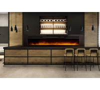 Cheminée Électrique Encastrable 180cm Noir