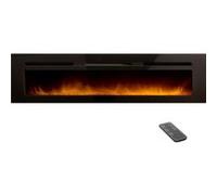 Cheminée Électrique Encastrable 180cm Noir
