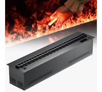 Cheminée électrique Encastrée à Vapeur D'eau 3D Avec 7 Couleurs De Flammes Réglables, Remplissage Automatique, Panneau Ultra-Fin De 3 Mm, Pour Maison, Bureau, Hôtel,70cm/27.5in