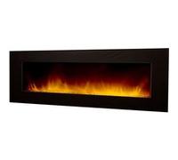 Cheminée électrique grande taille 2000w avec télécommande Chemin'arte volcano 5xl noir G