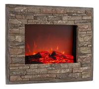 Cheminée électrique - KLARSTEIN - Alpbach Snow - 1800W - Design pierre