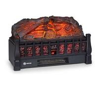 Klarstein Cheminée Electrique d'Intérieur, Chauffage Electrique de 1800W, Fausse Cheminée Decorative avec Effet Flamme en LED, Télécommande Inclus, Programmable, Minuterie, Thermostat Réglable