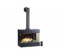 Cheminée électrique murale - CARLO MILANO - Tanami - 2000 W - Effet flamme 3D - Programmable