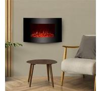 Cheminée électrique murale écologique à flamme LED San Diego