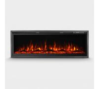 Cheminée électrique murale et encastrable 127 cm Divina Fire Chicago 130
