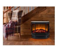 Cheminée électrique poêle ETNA - L55.8 x P22.5 x H51.6 cm - Noire