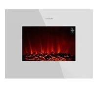 Cecotec Cheminée électrique Ready Warm 2690 Flammes connectées Blanc