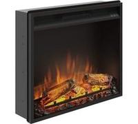 Cheminée électrique décorative - TAGU - Magna - Noir profond - Facile à assembler - Télécommande