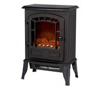 Cheminée électrique Torino - Classic Fire - Noir - Flammes électriques modulables - 2000 W