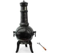 Cheminée en Fonte Extérieur Feu Extérieur Mexicain Poêle de Terrasse Brasero