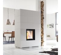Cheminée en kit Camina S7 Haut Lina 4551 - 7 kW - cheminée tunnel - porte coulissante/porte pivotante