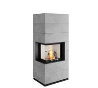 Cheminée en kit hydro Spartherm SIM Varia 2L-55h H2O - 2/3 béton naturel