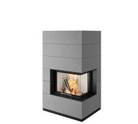 Cheminée en kit hydro Spartherm SIM Varia 2Rh H2O - 1/3 béton fin spatulé