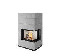 Cheminée en kit hydro Spartherm SIM Varia 2Rh H2O - 1/3 béton naturel